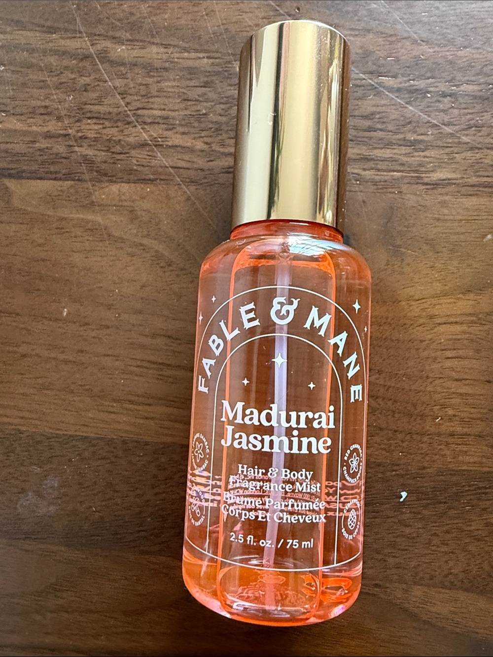 Fable & Mane Madurai Jasmine Hair & Body Fragrance Mist - 75ml new